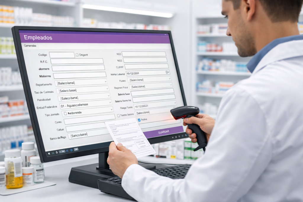 Control de personal farmacia